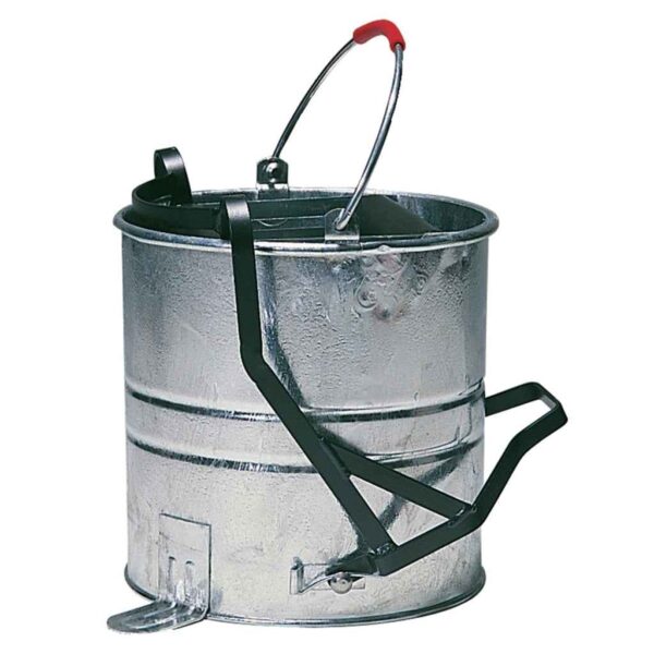 10L Galvanised Bucket & Roller - Commercial Cleaning Machines Ltd