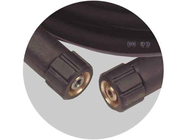 3/8" M22 F High Pressure 1 Wire Rubber Hose - 25 Meter Pressure Washer Hose - Commercial Cleaning Machines Ltd