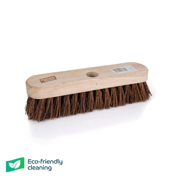 9" Wooden Deck Scrub Stiff Bristles - Box of 12 - Commercial Cleaning Machines Ltd