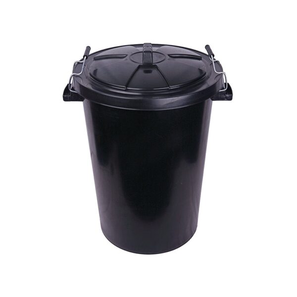 90L Black Dustbin - Box of 5 - Commercial Cleaning Machines Ltd