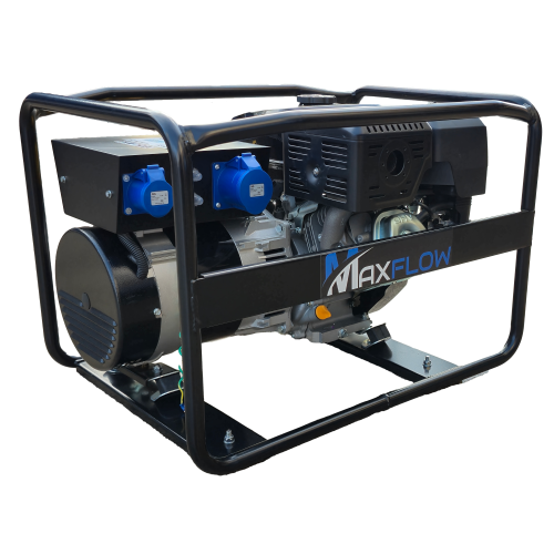 Maxflow Industrial AVR Petrol Generator – Loncin G340 Engine 5.5 kVA Large Frame
