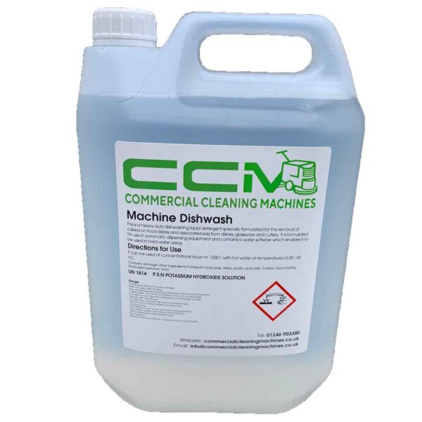 CCM Automatic Machine Dishwash Solution - 5 Litres - Commercial Cleaning Machines Ltd