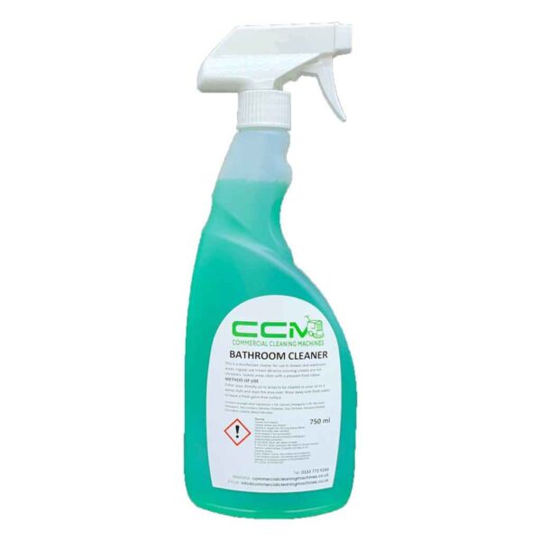 CCM Bathroom Cleaner 750ml - Disinfectant Cleaner With Fresh Pleasant Odour - Commercial Cleaning Machines Ltd