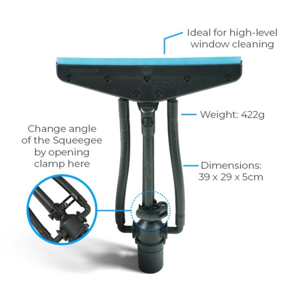 SkyVac Vacuum Squeegee Attachment for 50mm Poles
