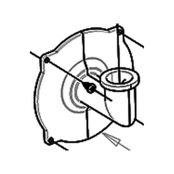 IPC MPVR12249 CT5 vacuum motor flange — manufacturer parts diagram reference 8